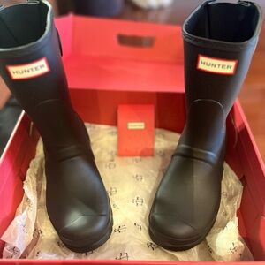 Hunter Rain Black Boots
